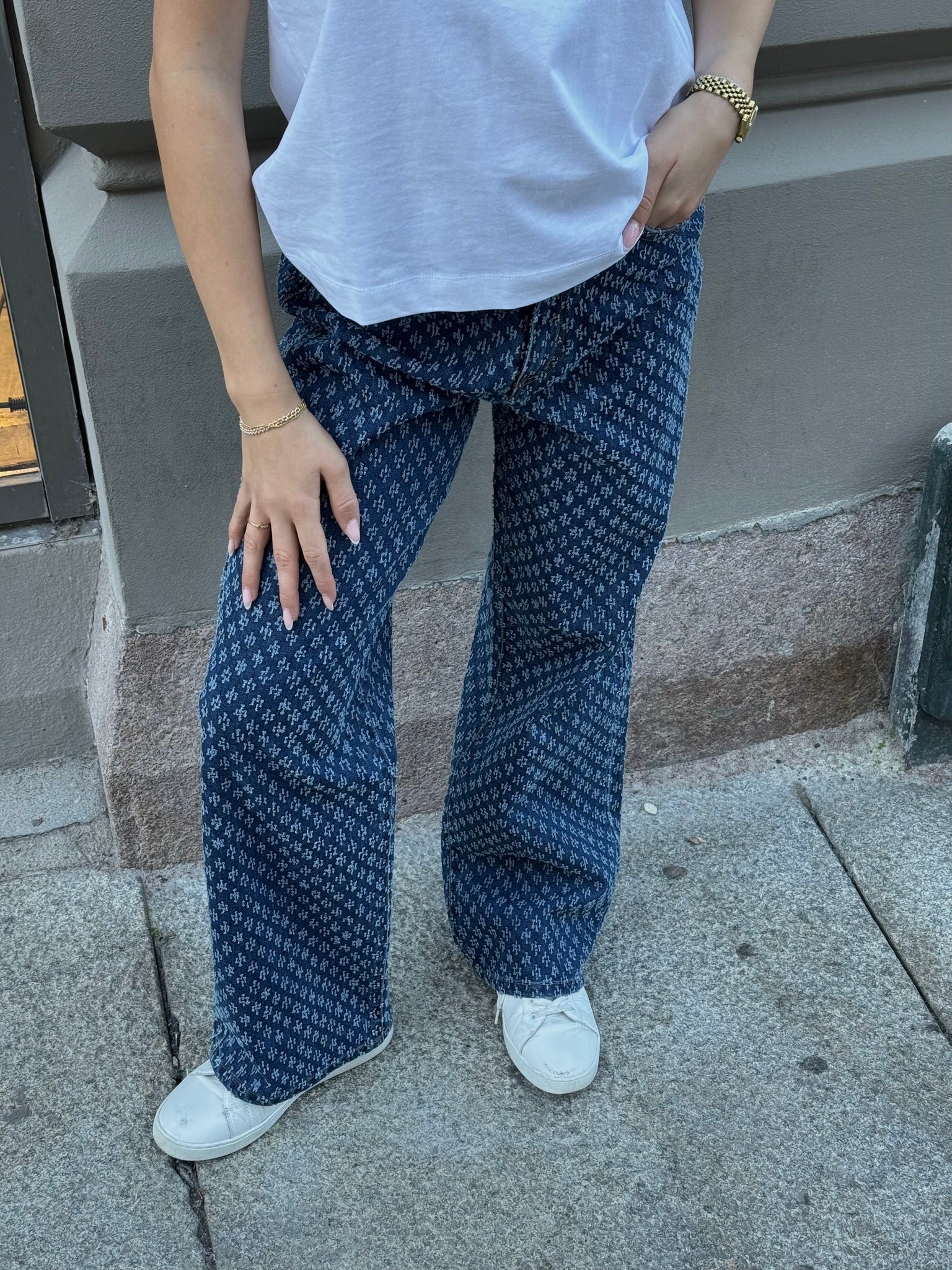 OBJSAVA Jeans - Dark Blue Denim