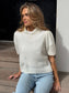 OBJDIRA Pullover - Cloud Dancer