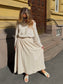 YASFLAXY Midi Skirt - Birch
