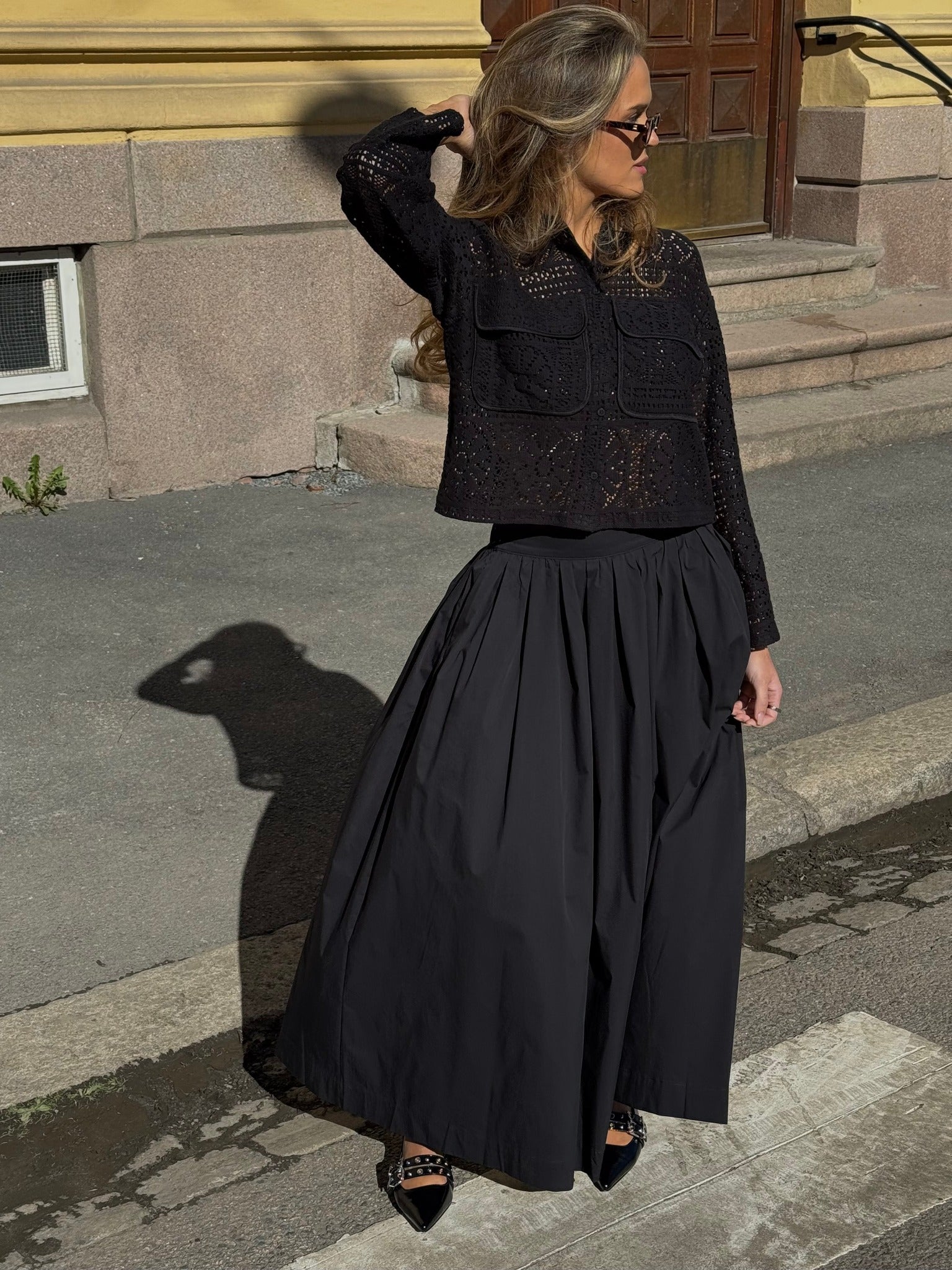 OBJPAIGE Short Skirt - Black