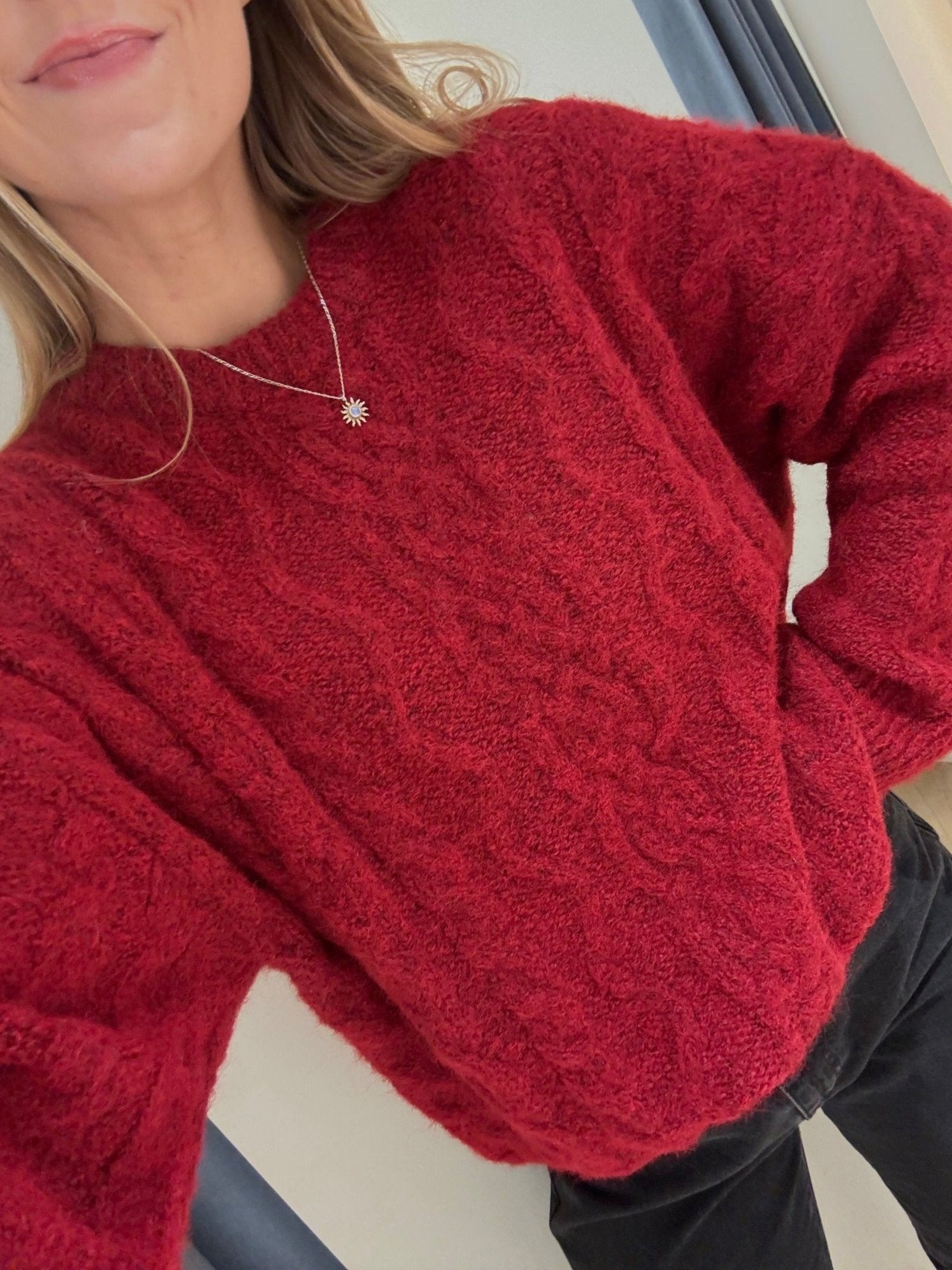 OBJDALLAS Pullover - Cabernet