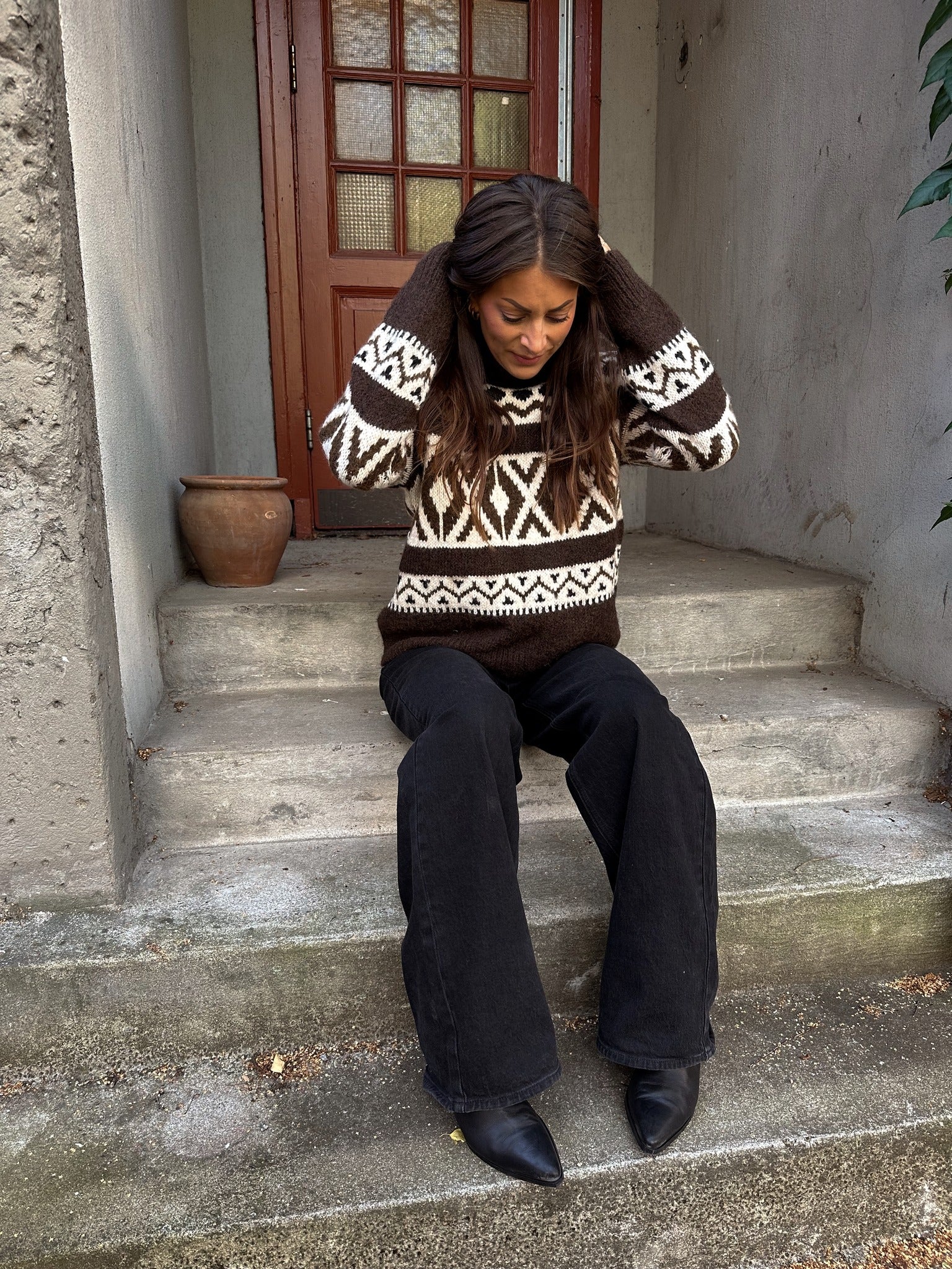 VILAENA Pullover - Fondue Fudge