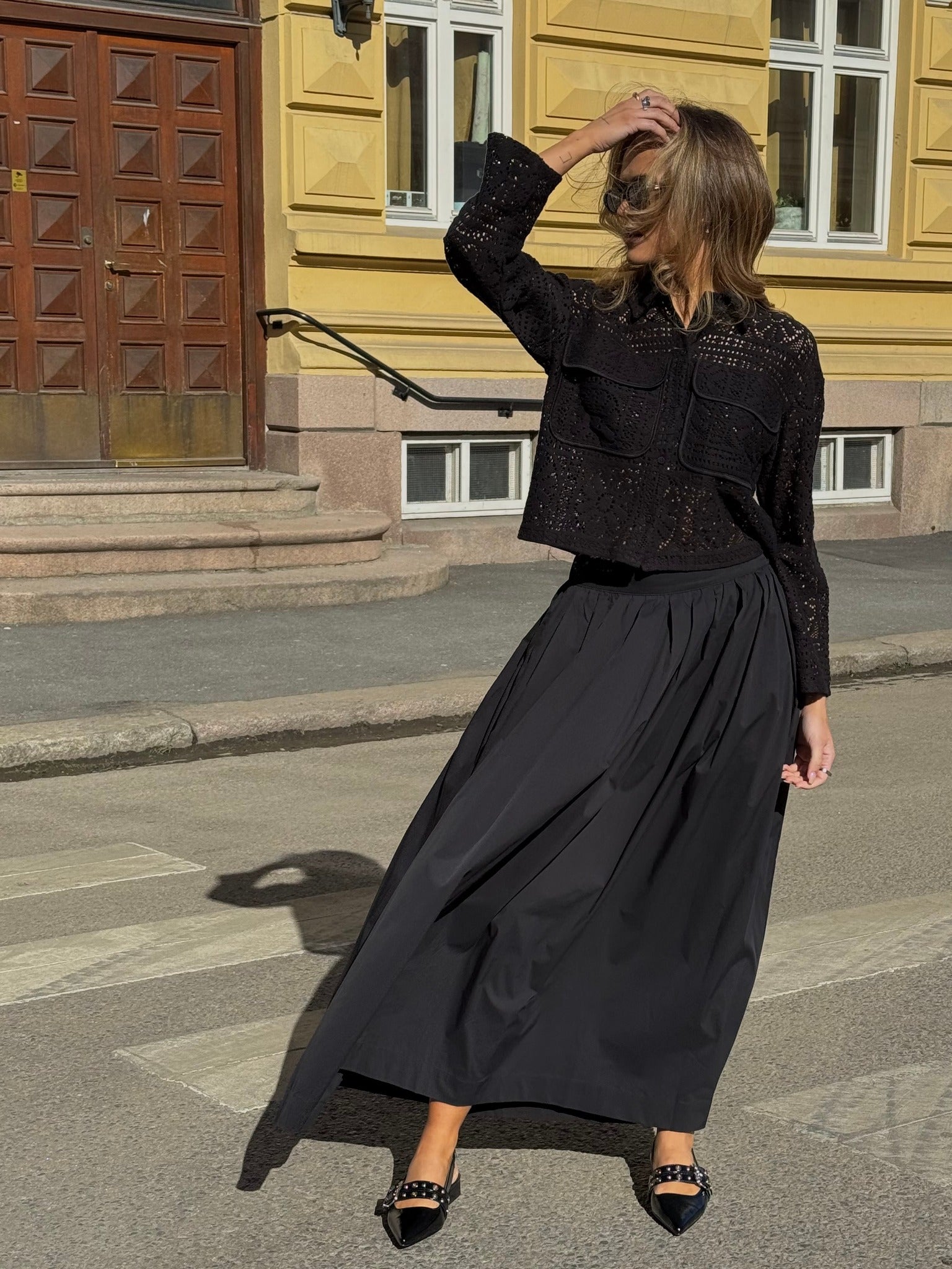 OBJPAIGE Short Skirt - Black