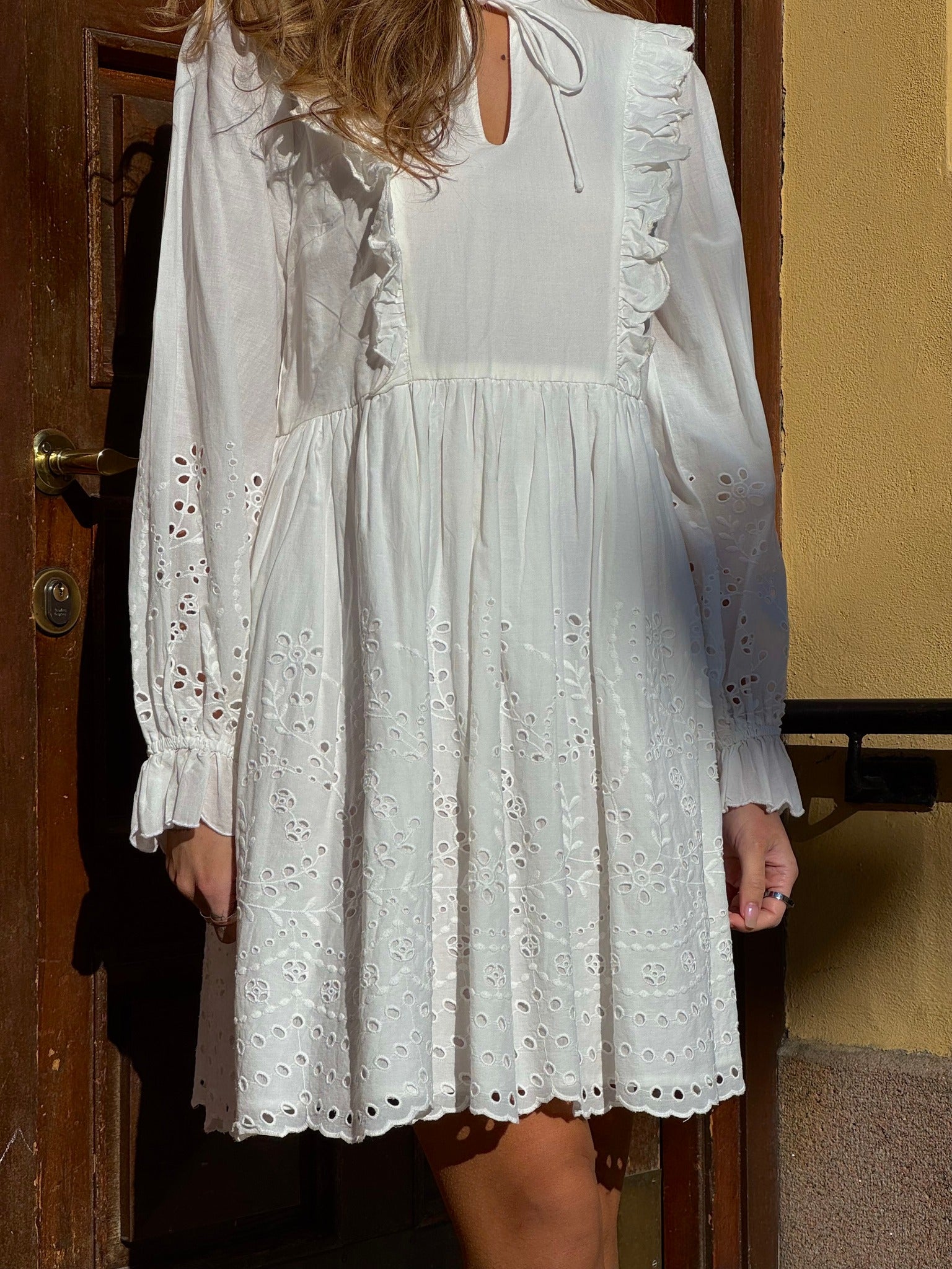 YASLUMA Short Dress - Star White