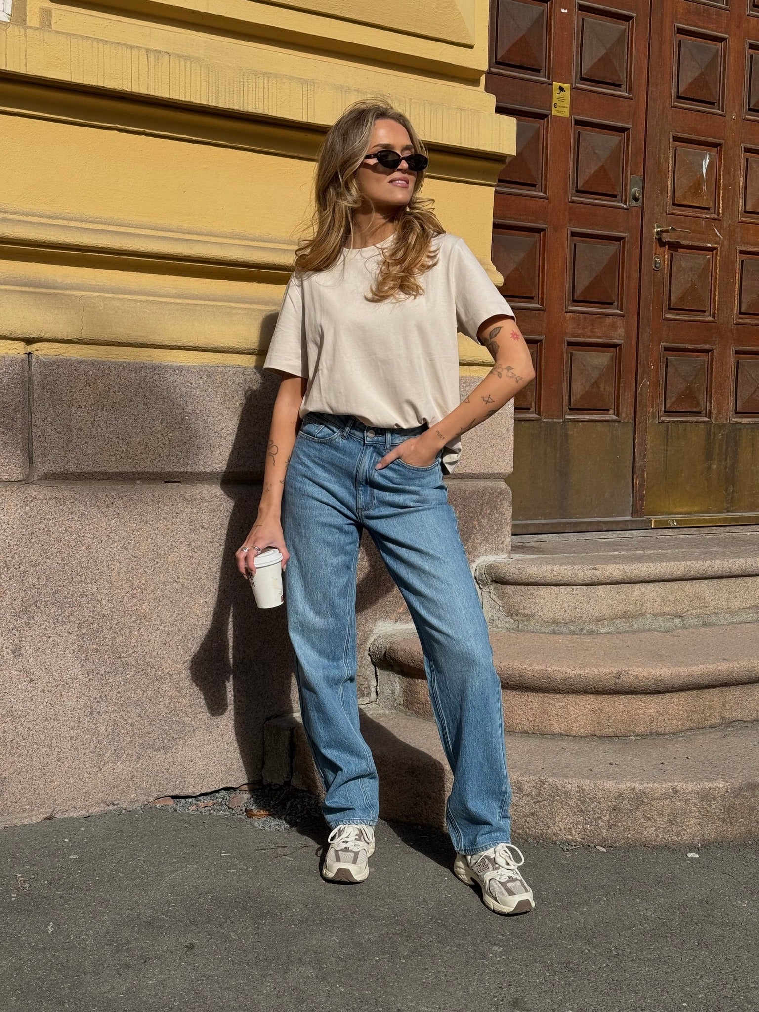 VIKELLY Jeans - Medium Blue Denim