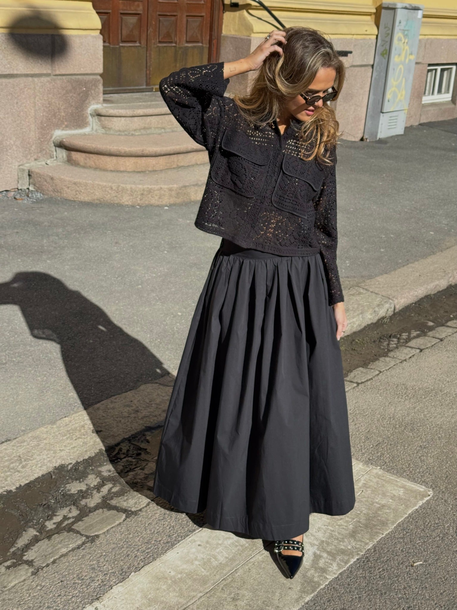 OBJPAIGE Short Skirt - Black