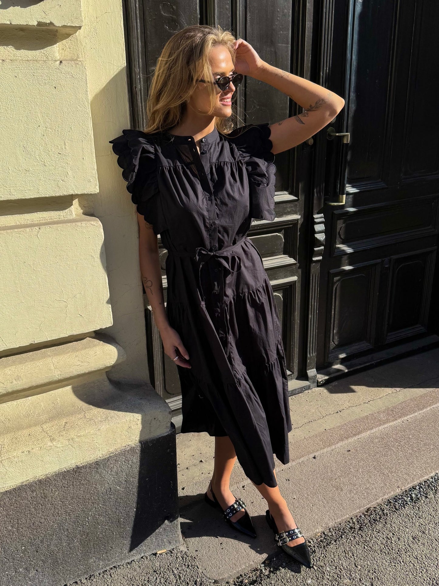 OBJHOPE Long Dress - Black