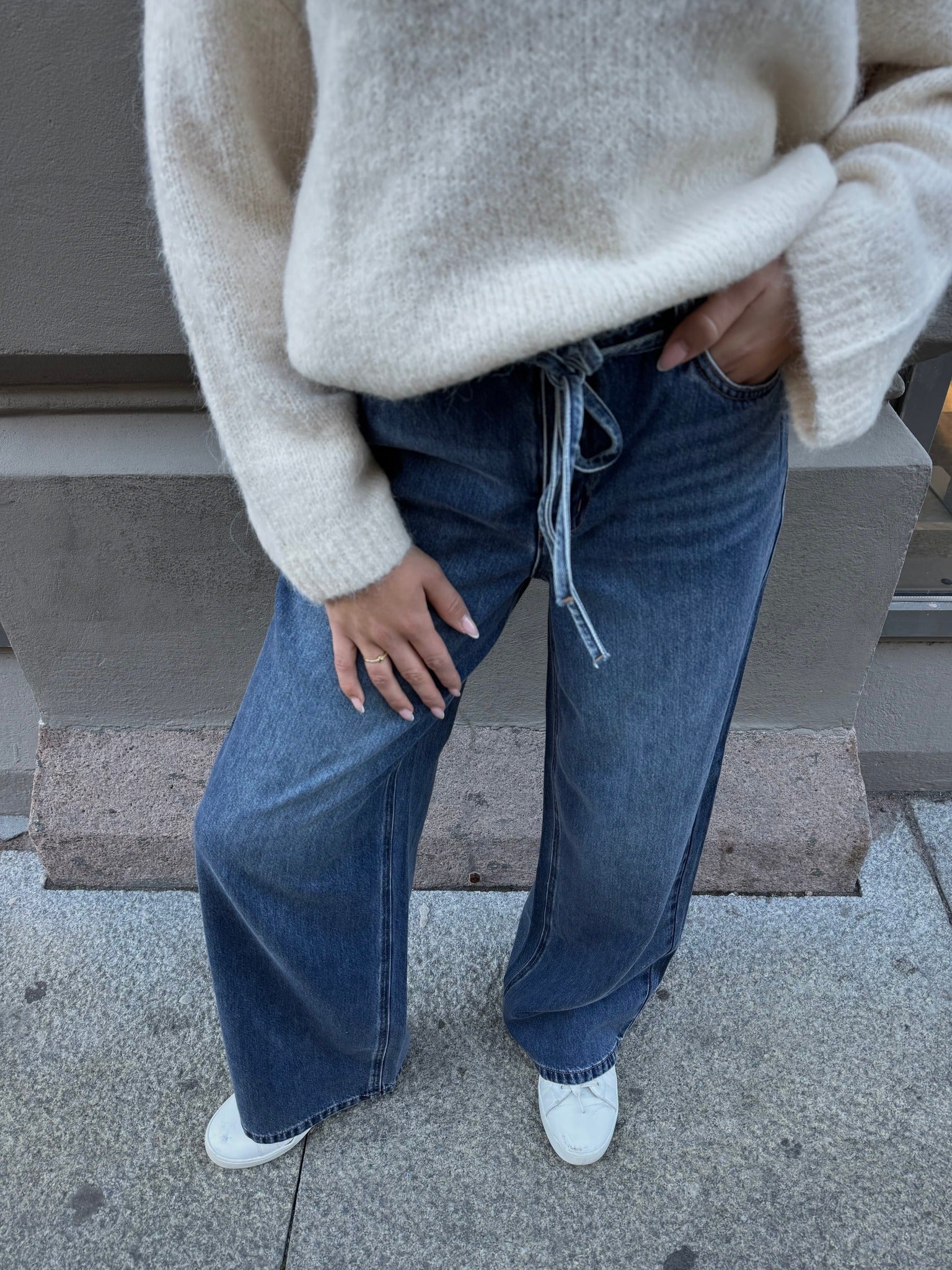 OBJROSIE Jeans - Medium Blue Denim