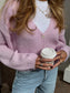 VICHOCA Knit Cardigan - Winsome Orchid