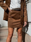 OBJFENJA Short Skirt - Rawhide