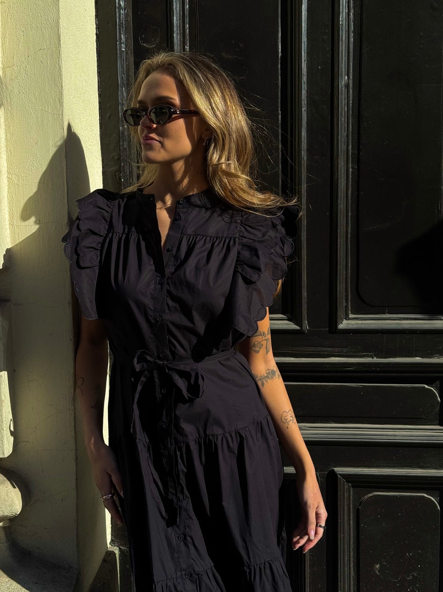 OBJHOPE Long Dress - Black