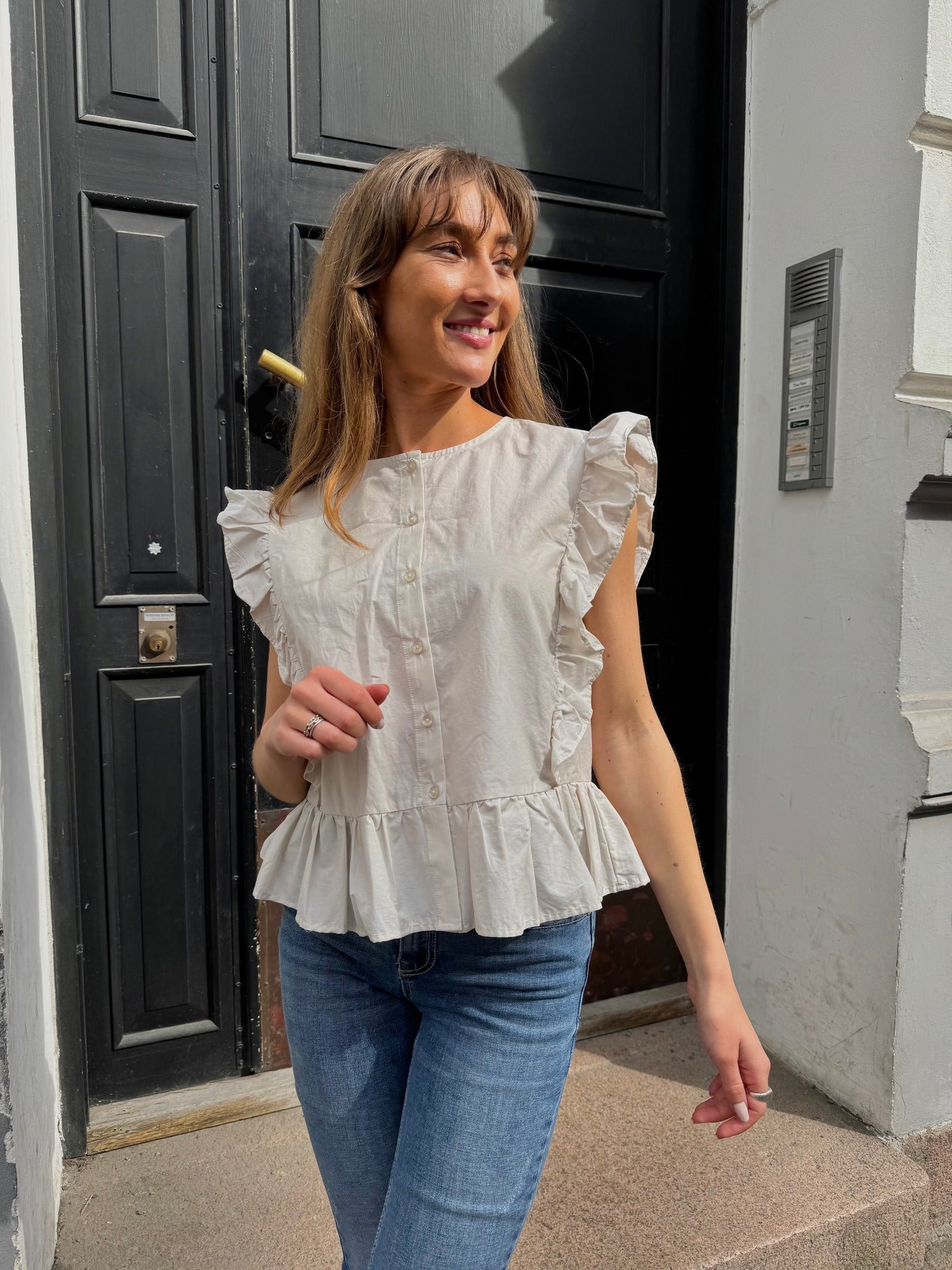 OBJHOPE Top - White Sand