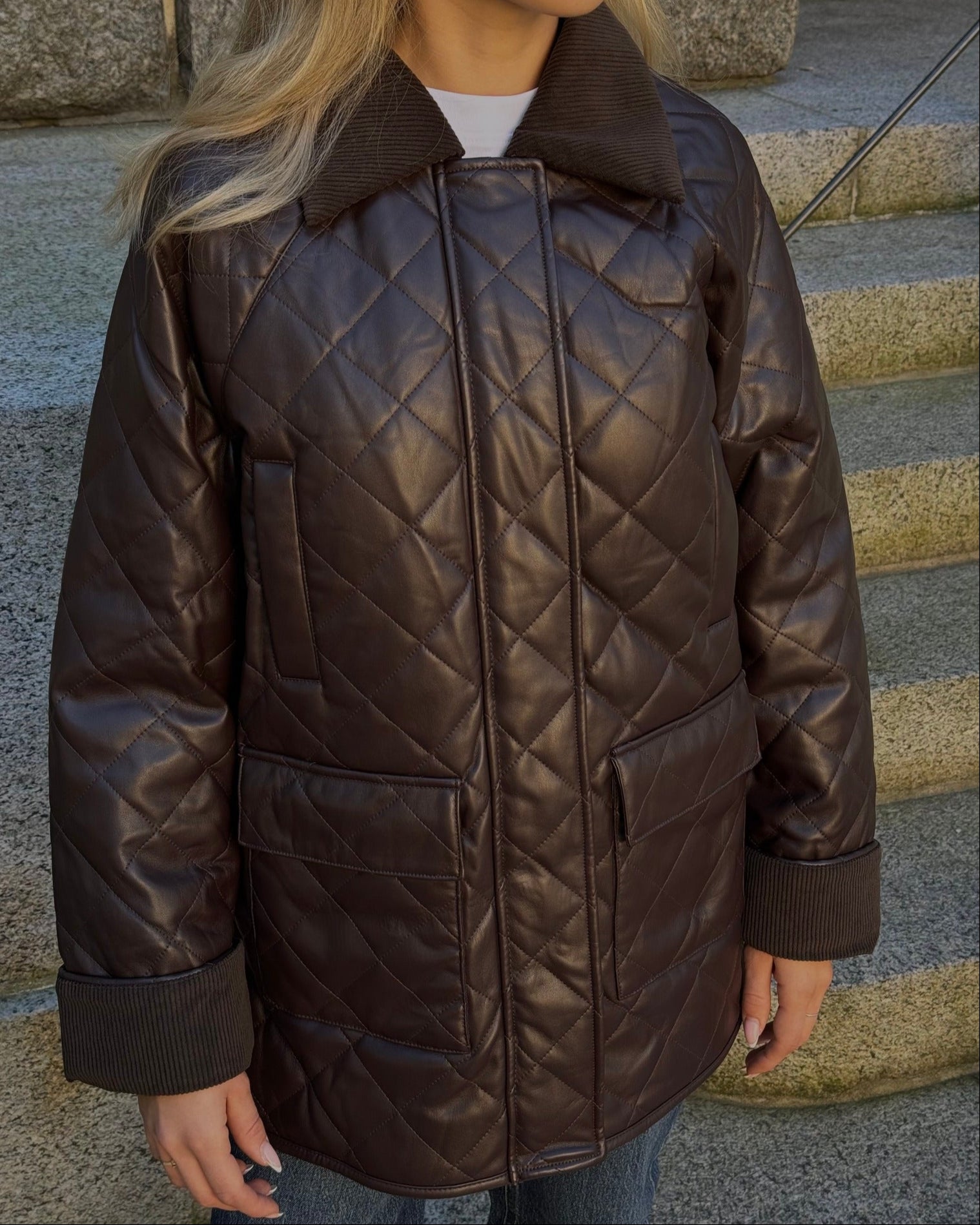 OBJJUNA Jacket - Seal Brown