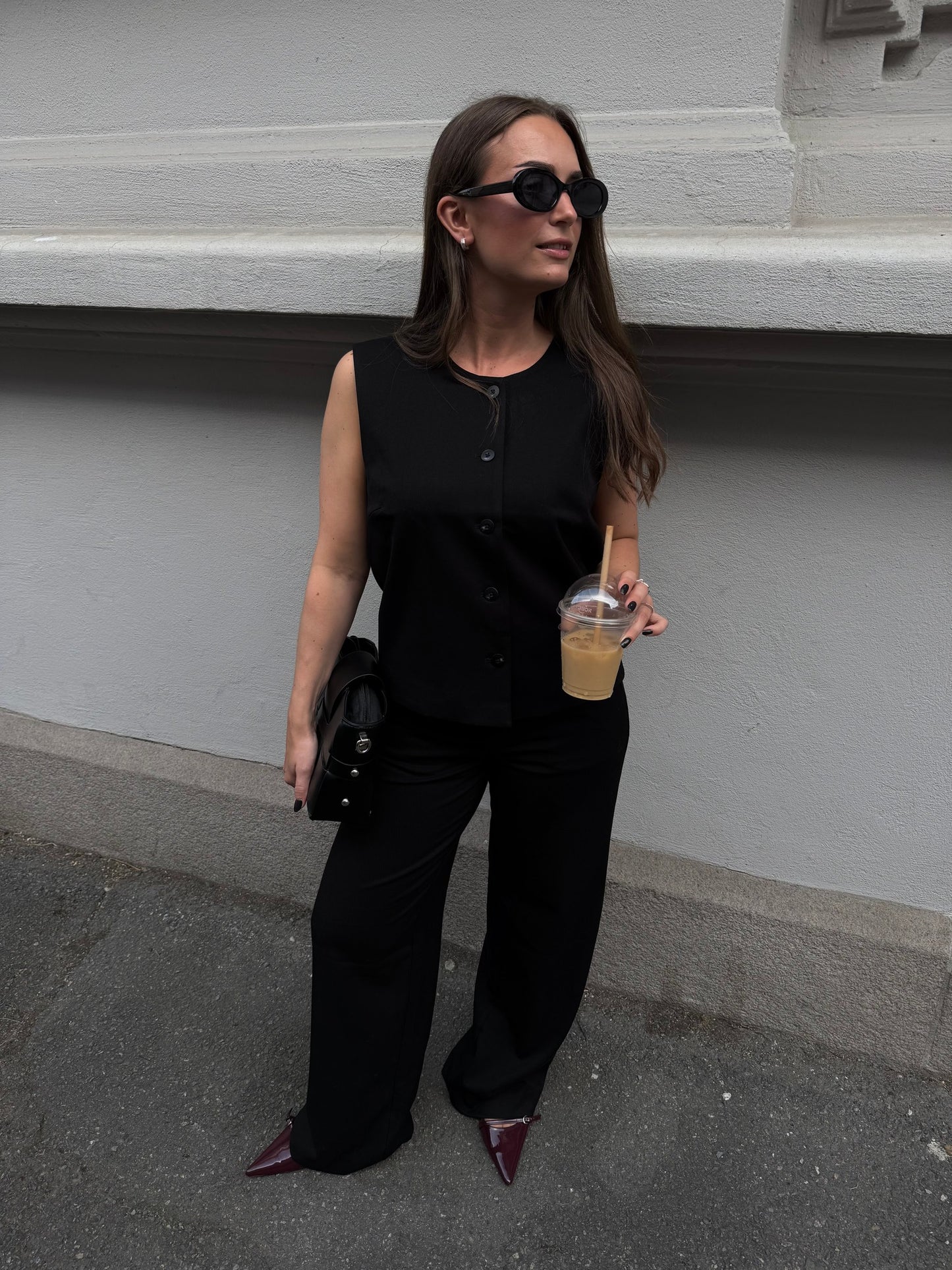 OBJLISA Tailored Waistcoat - Black