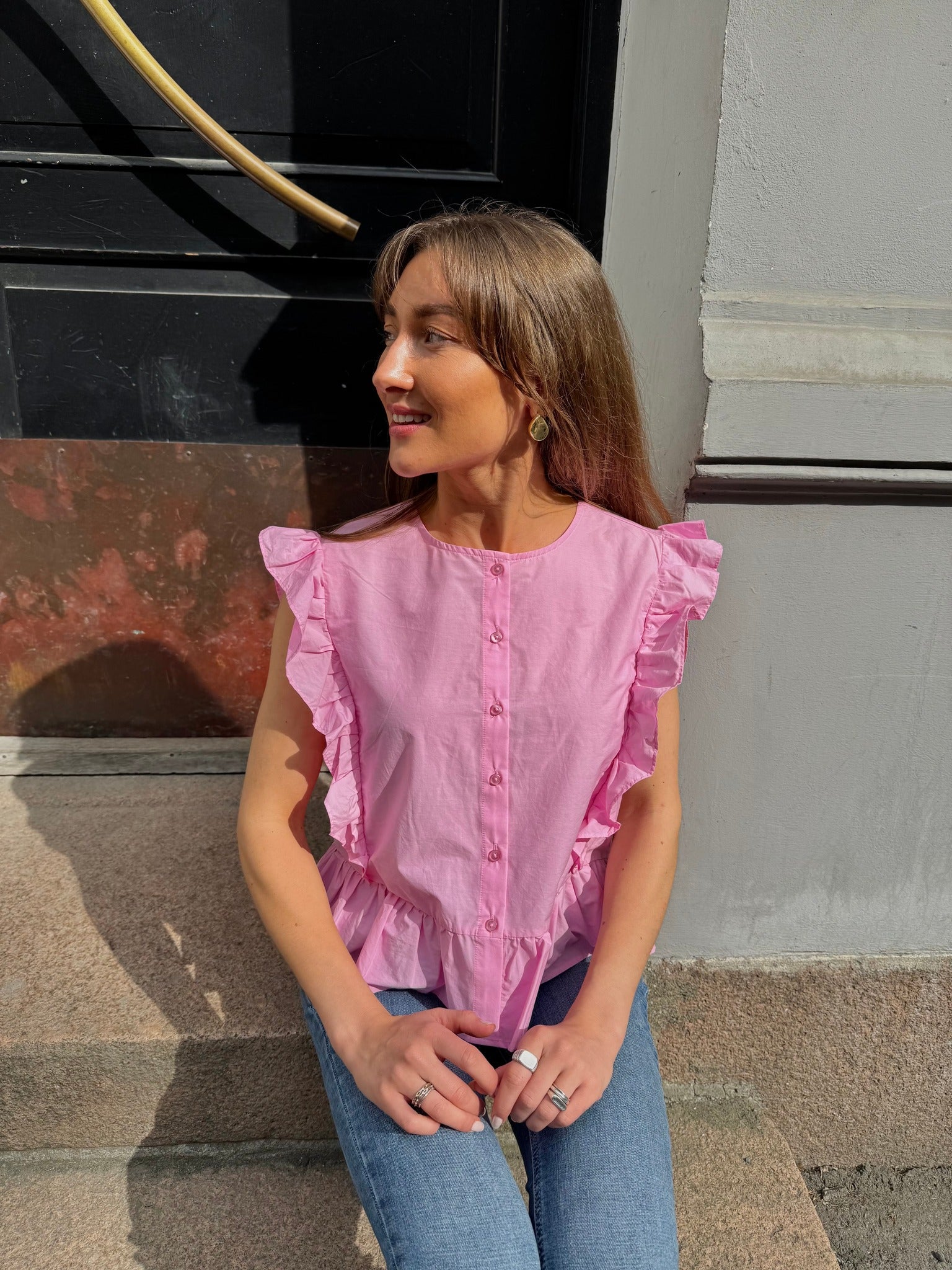 OBJHOPE Top - Pink Frosting