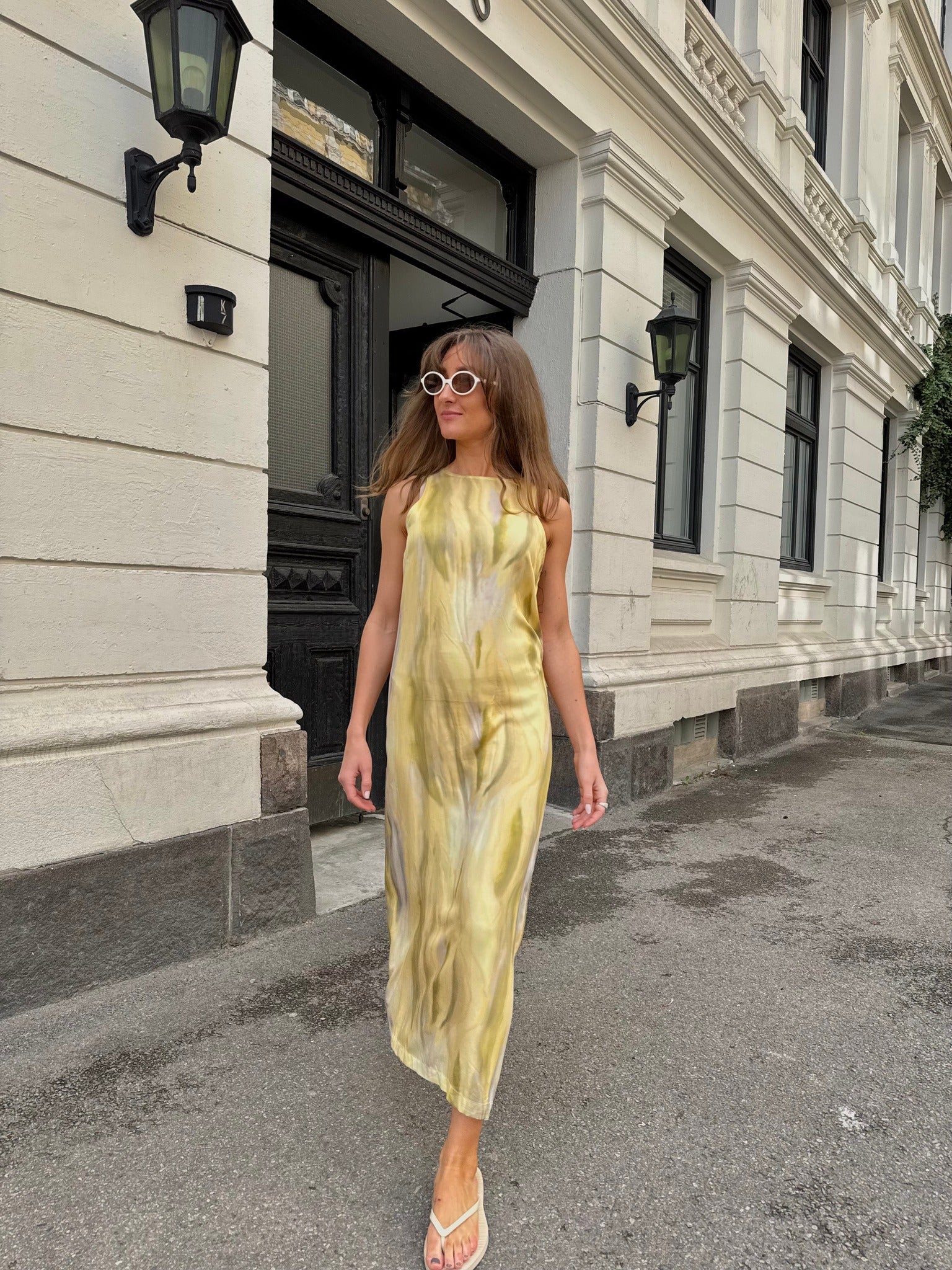 VIMURINA Short Dress - Pale Banana