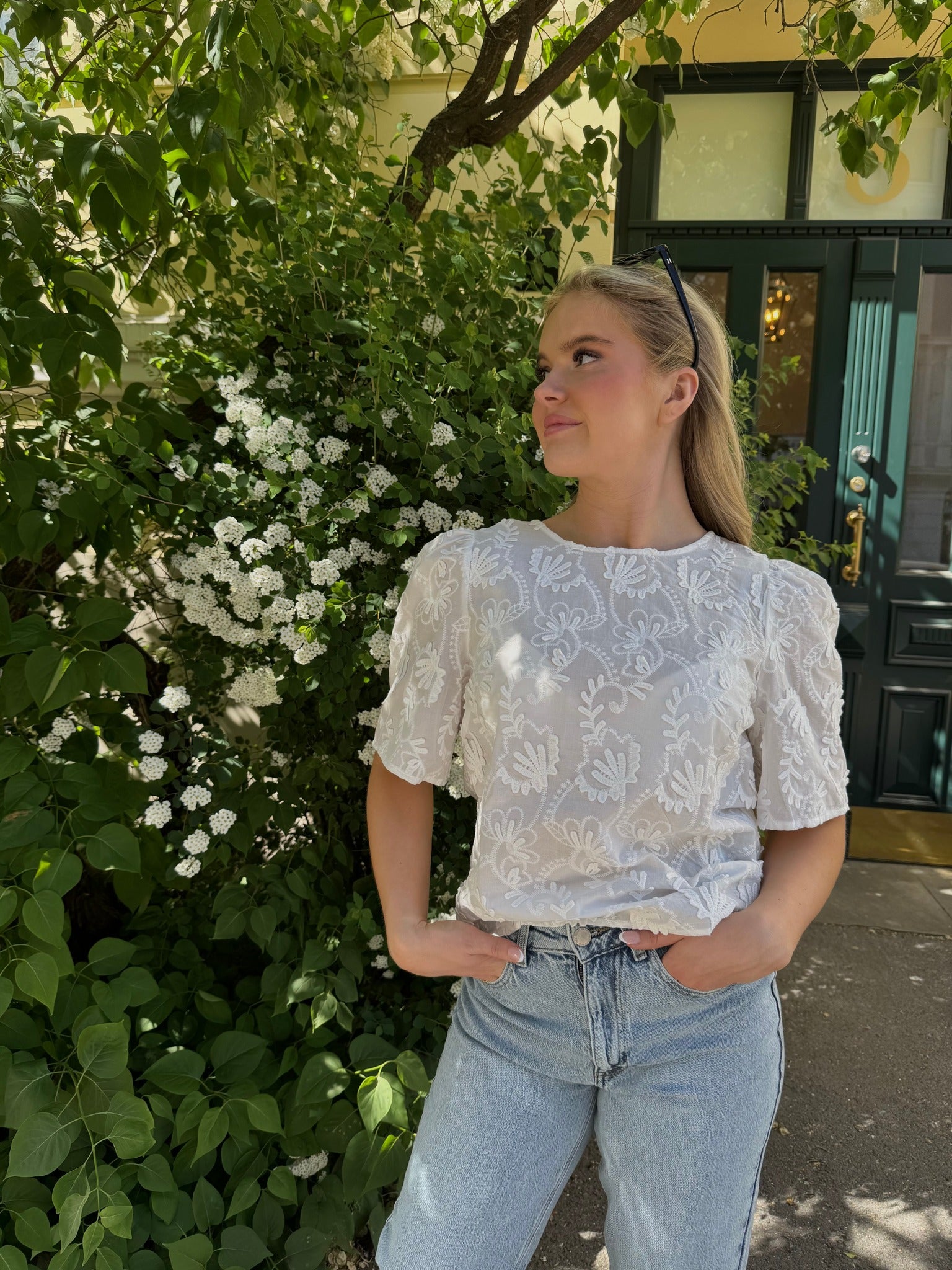 OBJMYA Top - Cloud Dancer