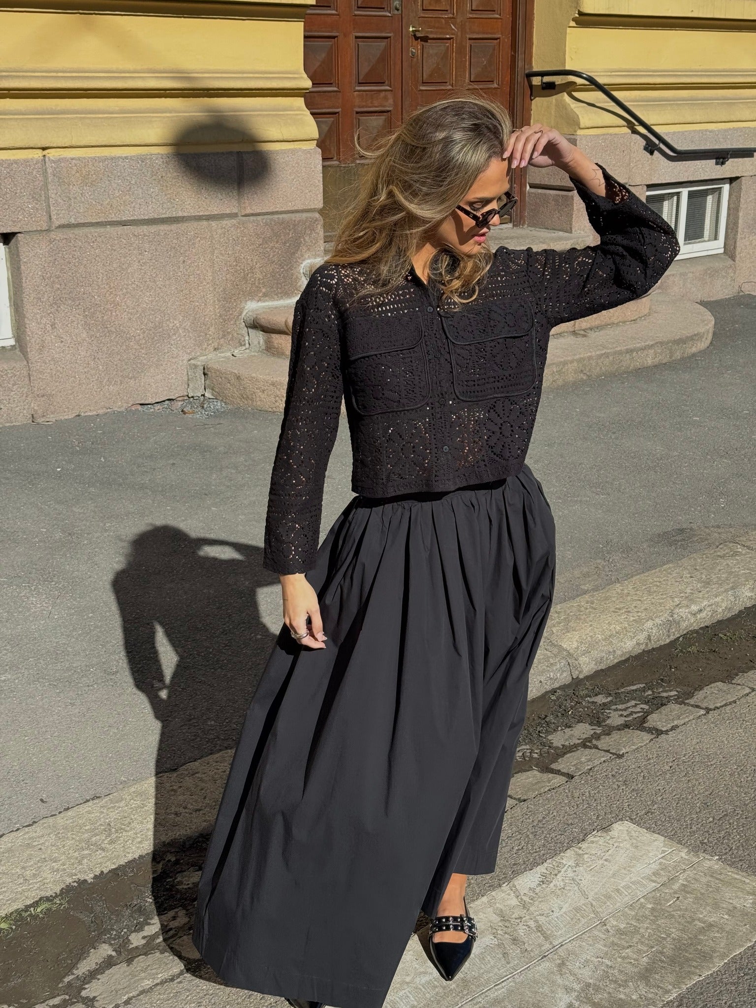 OBJPAIGE Short Skirt - Black