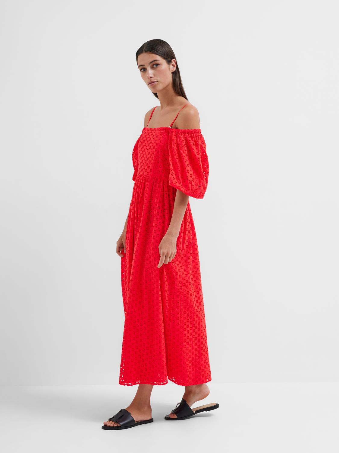 SLFANELLI Dress - Flame Scarlet
