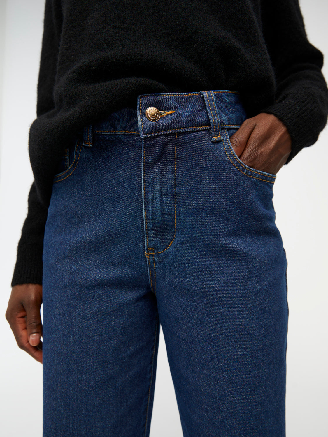 OBJMARINA Jeans - Dark Blue Denim
