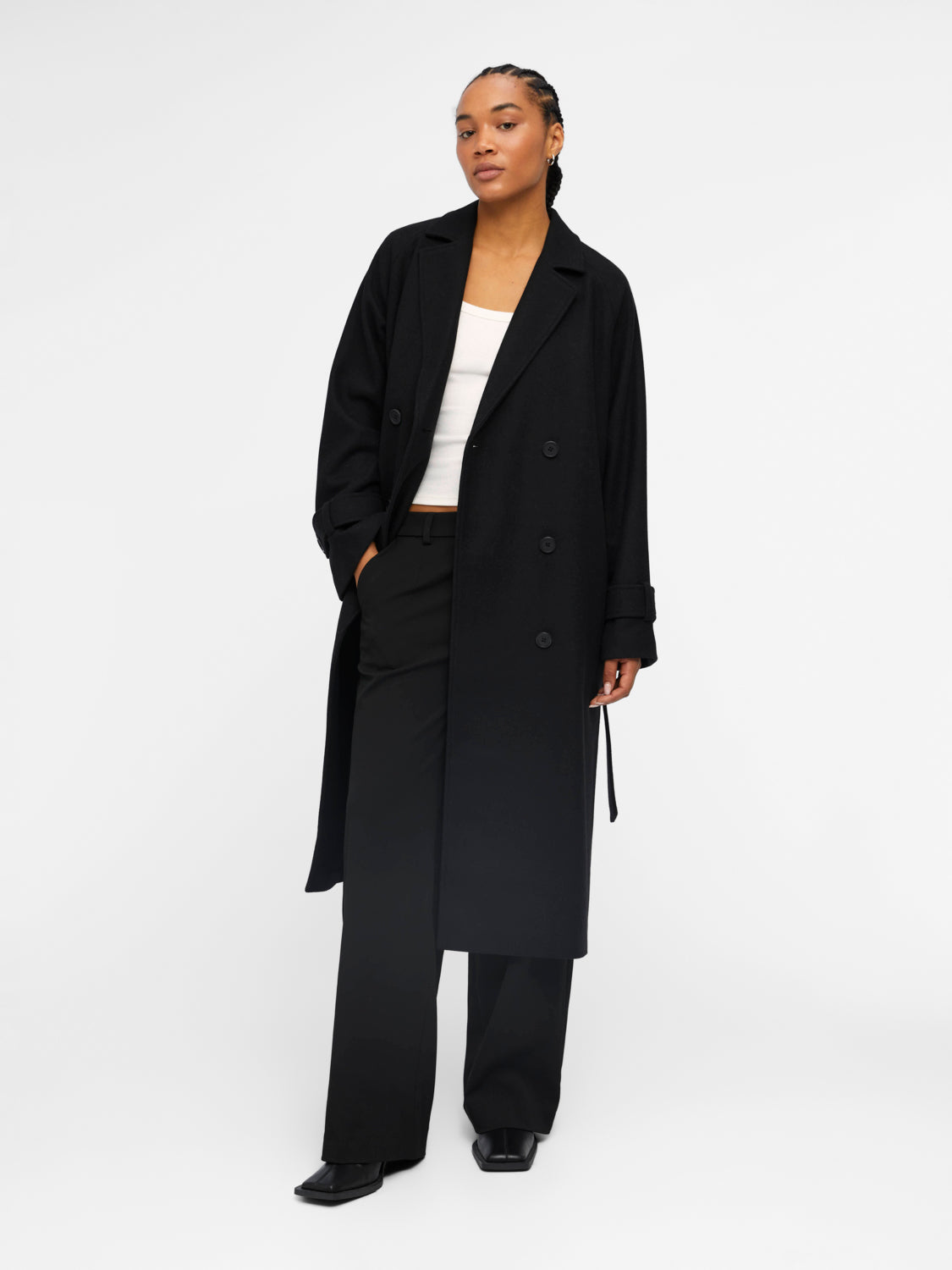 OBJKEILY Coat - Black