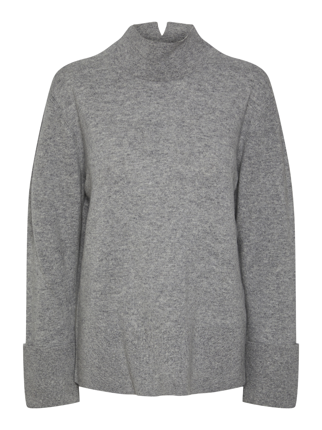 YASEMILIE Pullover - Light Grey Melange