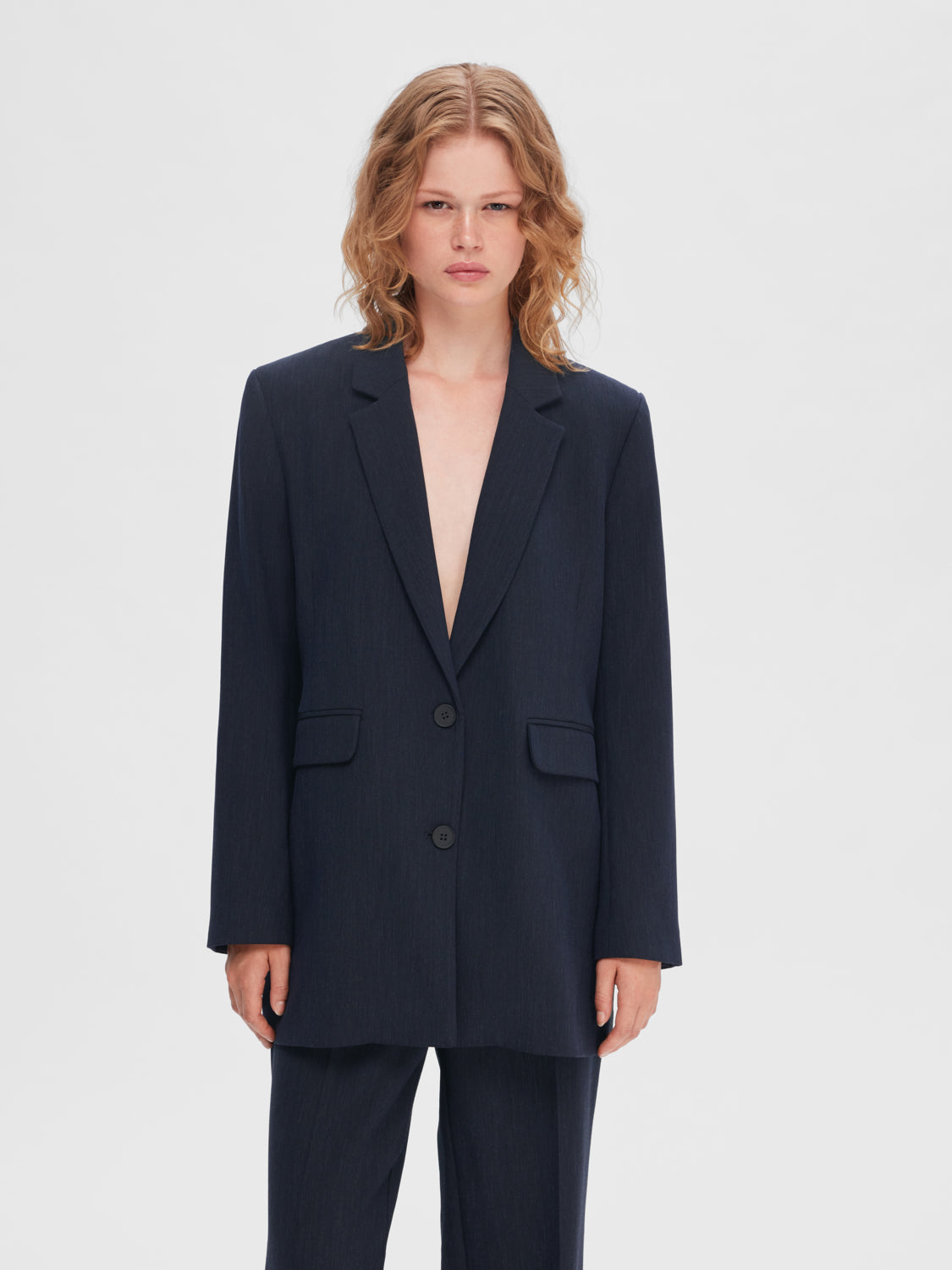 SLFRITA Blazer - Dark Sapphire