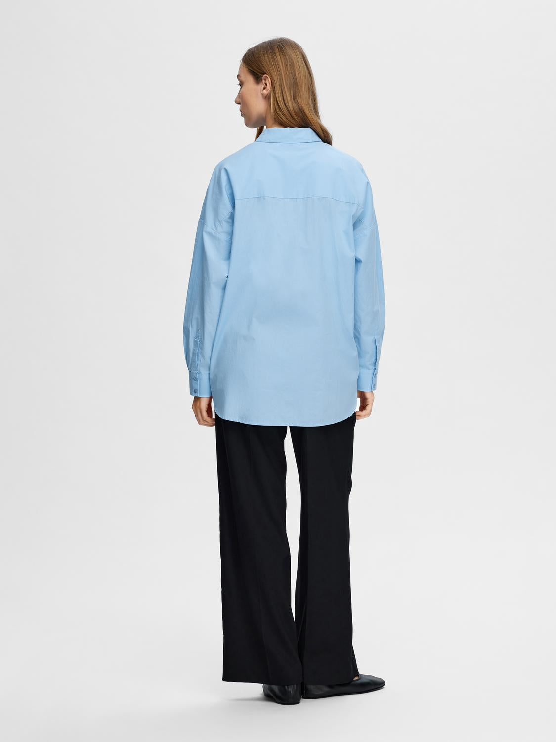 SLFDINA-SANNI Shirts - Cashmere Blue