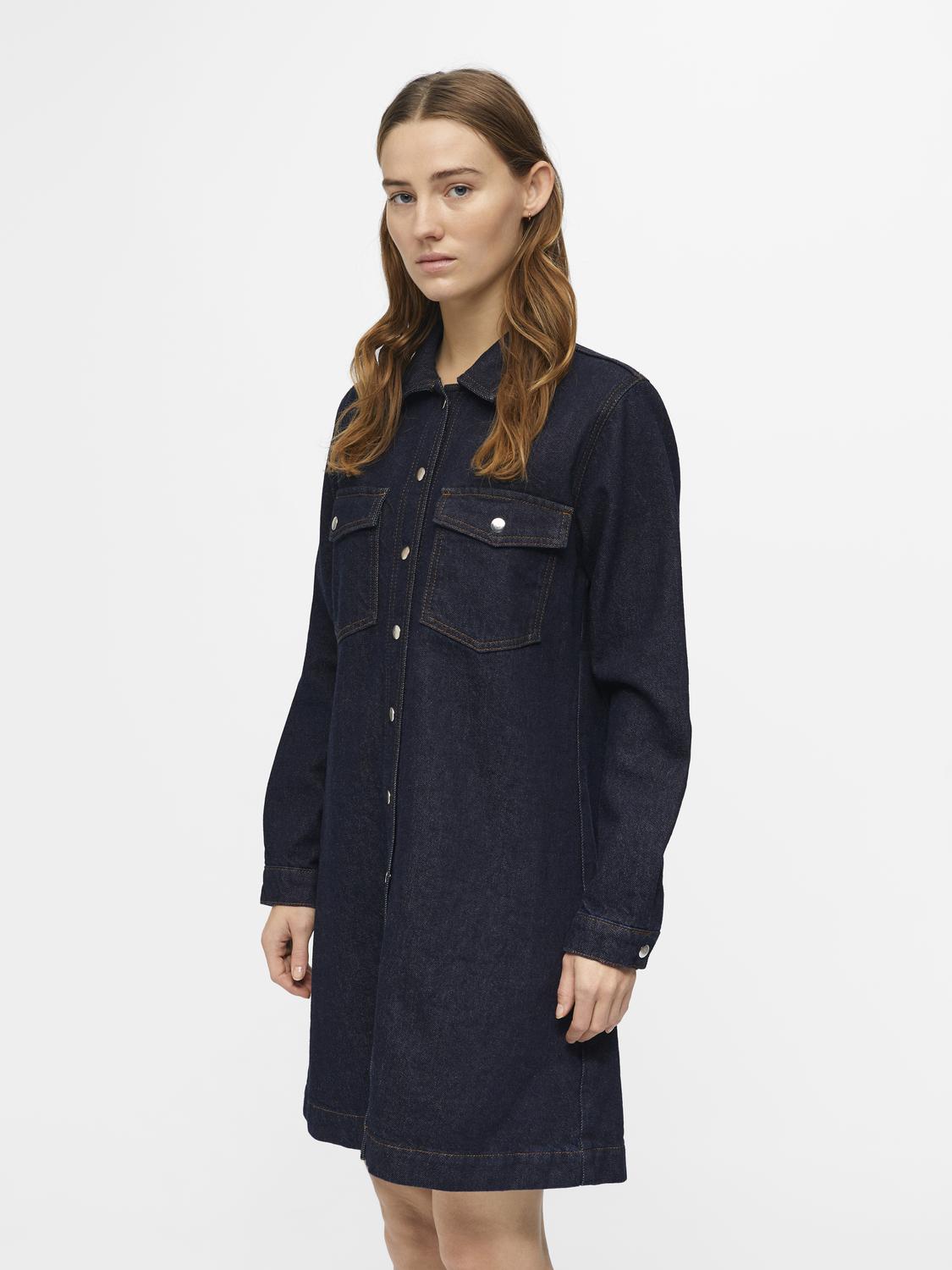 OBJHARLOW Dress - Dark Blue Denim