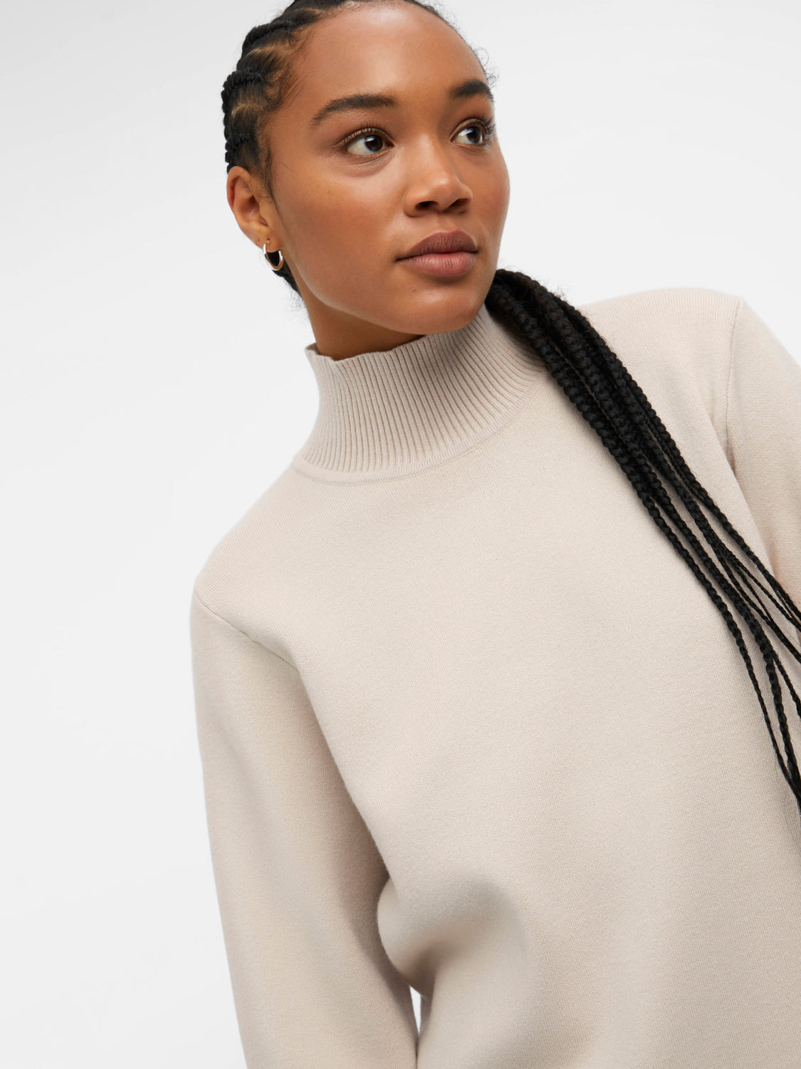 OBJREYNARD Pullover - Silver Gray