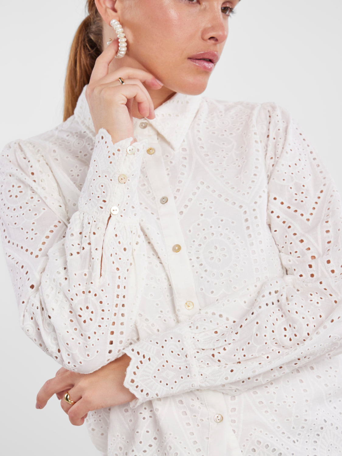 YASHOLI Shirts - Star White