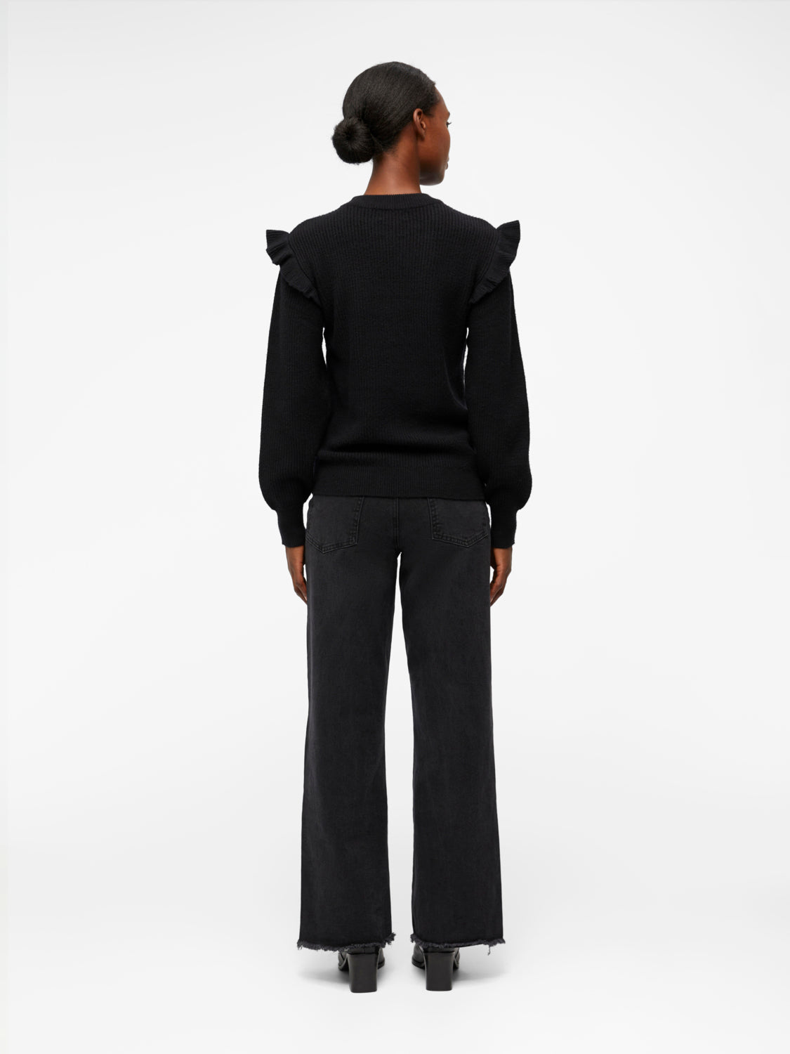 OBJMALENA Pullover - Black