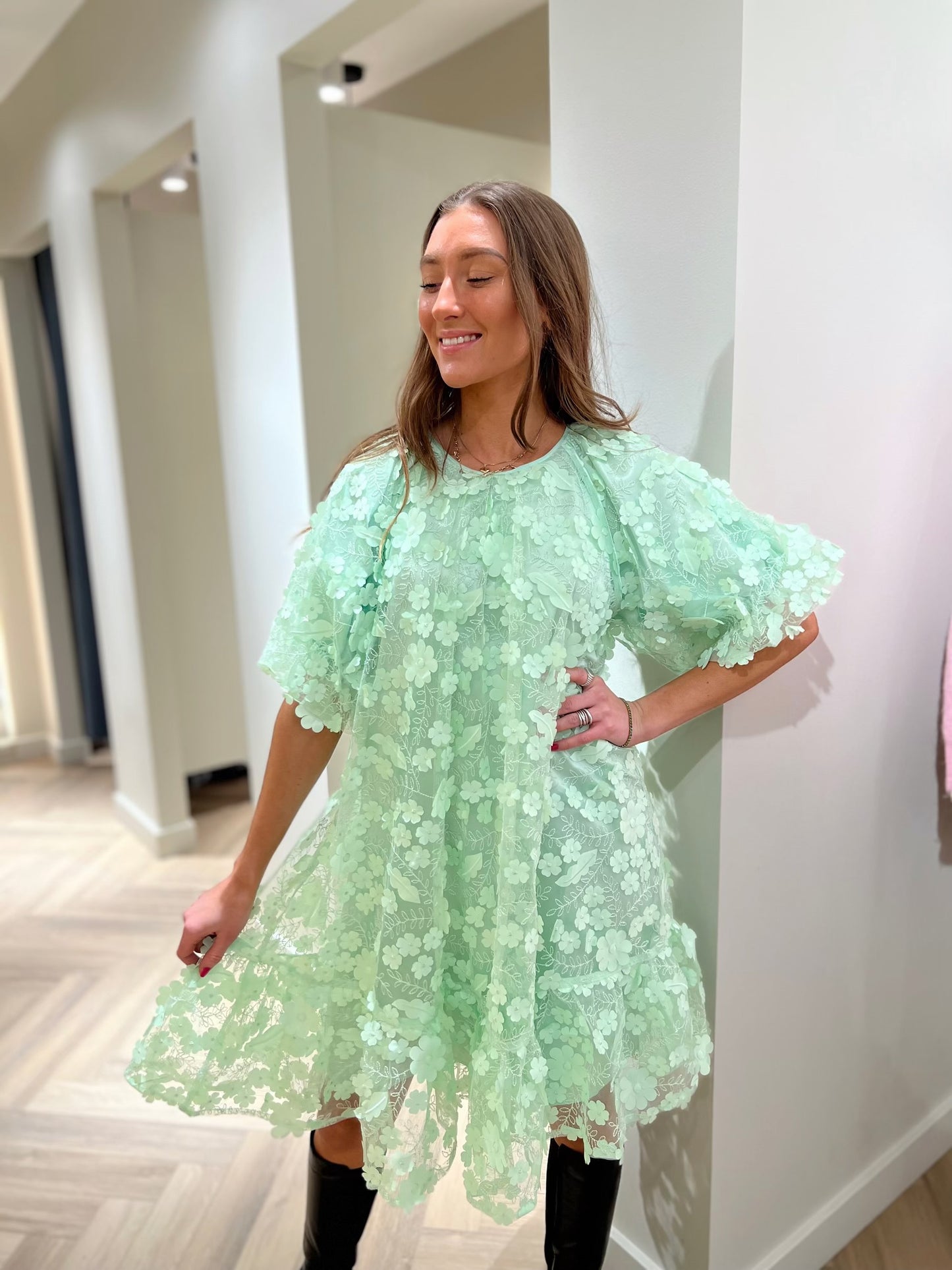 SLFALBERTA Dress - Pastel Green