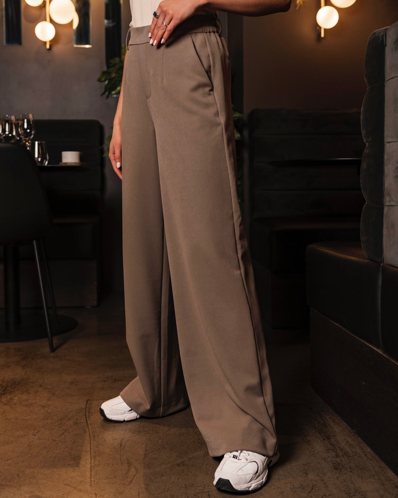 OBJLISA Wide Pants - Fossil