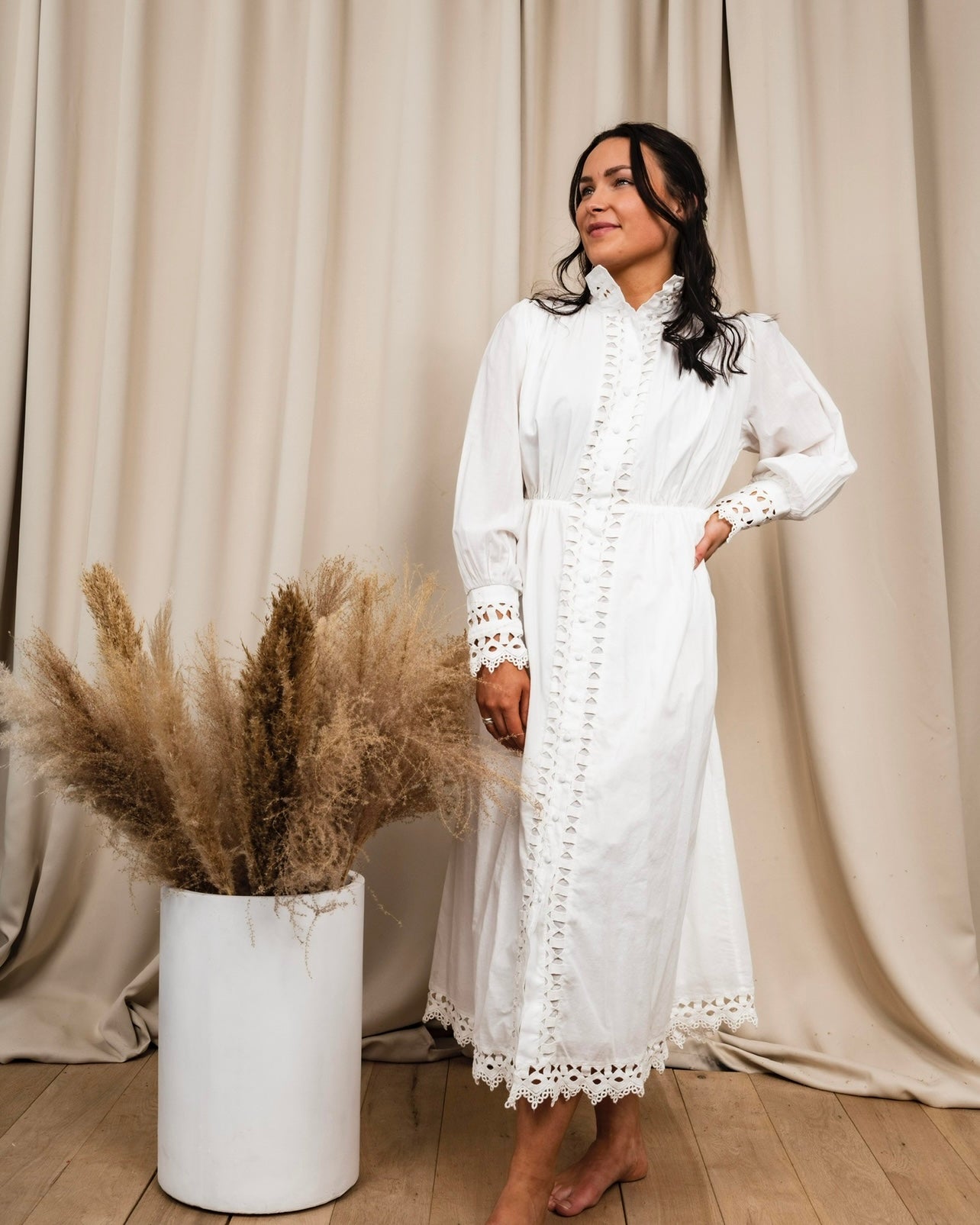 YASTRIMA Dress - Star White