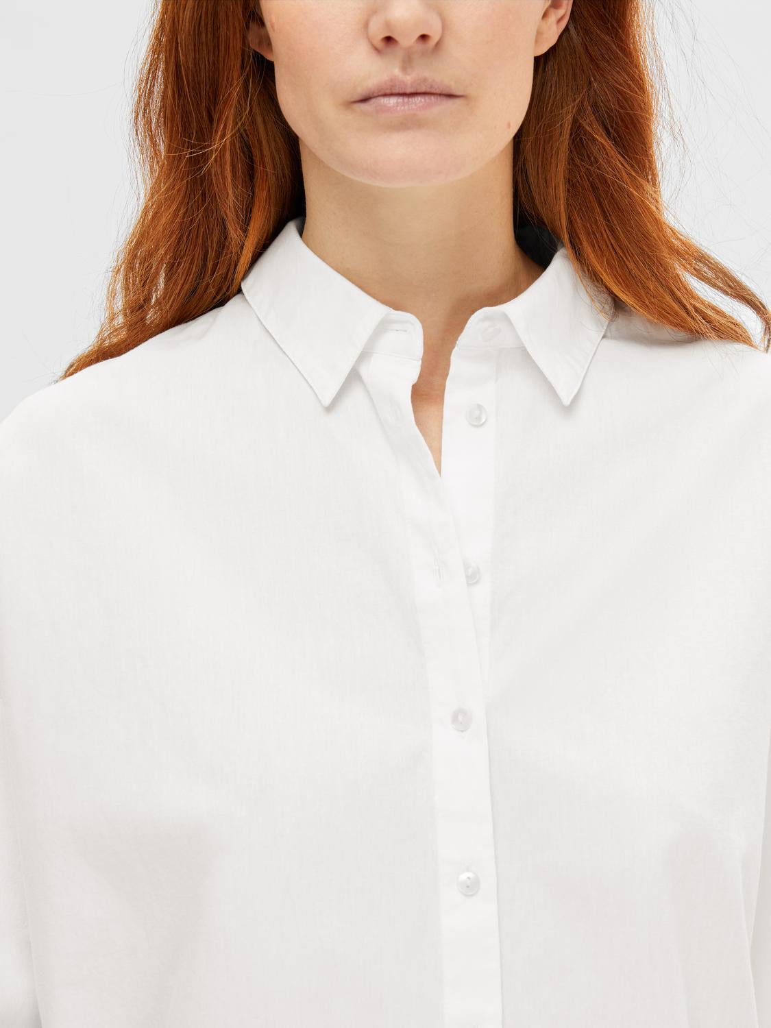SLFDINA-SANNI Shirts - Bright White